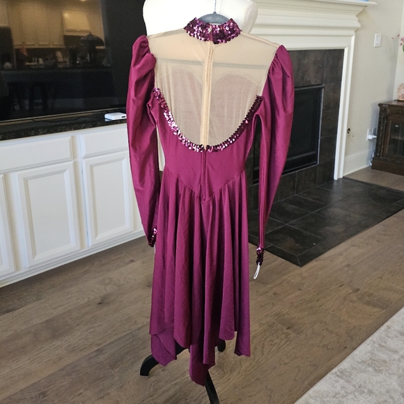 New Creation International Texas skating cristals  ice dance dress M - Picture 9 of 16